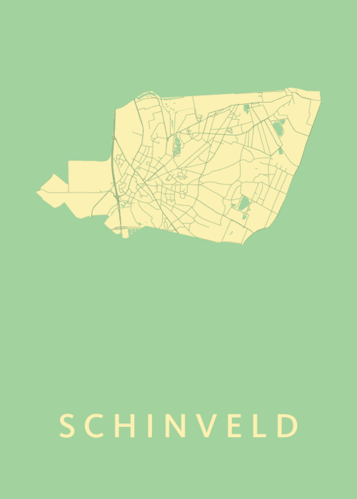 Schinveld Spring Stadskaart Poster Kopen