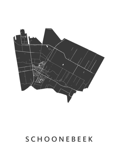 Schoonebeek Kaart Poster