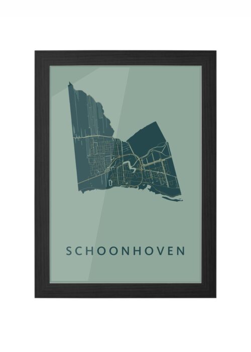 Schoonhoven Amazon Ingelijst in Zwart lijst Kopen | Kunst in Kaart