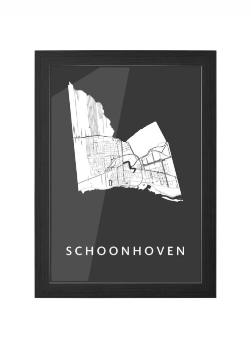 Schoonhoven Black Ingelijst in Zwart lijst Kopen | Kunst in Kaart