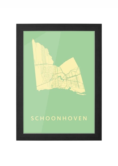 Schoonhoven Spring Ingelijst in Zwart lijst Kopen | Kunst in Kaart