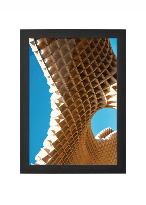 setas de sevilla fotografie poster ingelijst in zwarte lijst