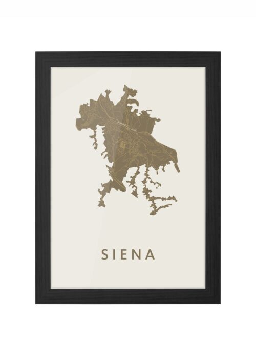 Siena Gold Ingelijst in Zwart lijst Kopen | Kunst in Kaart