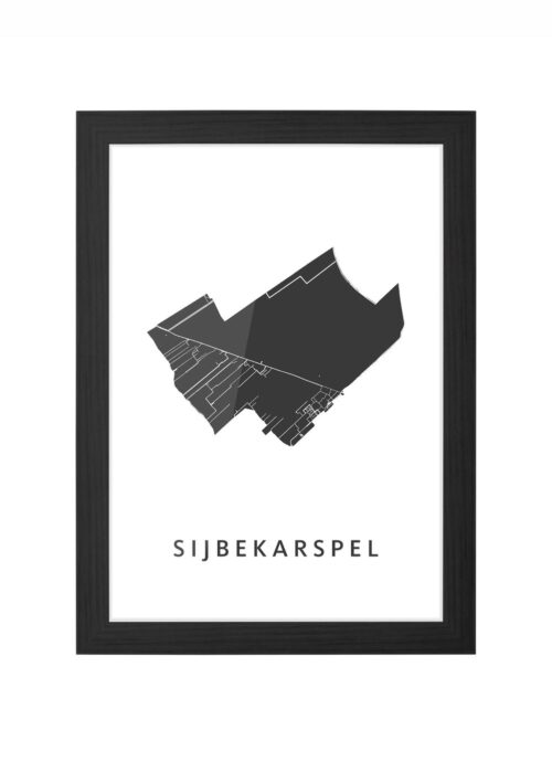 Sijbekarspel Ingelijst in Zwart lijst Kopen | Kunst in Kaart