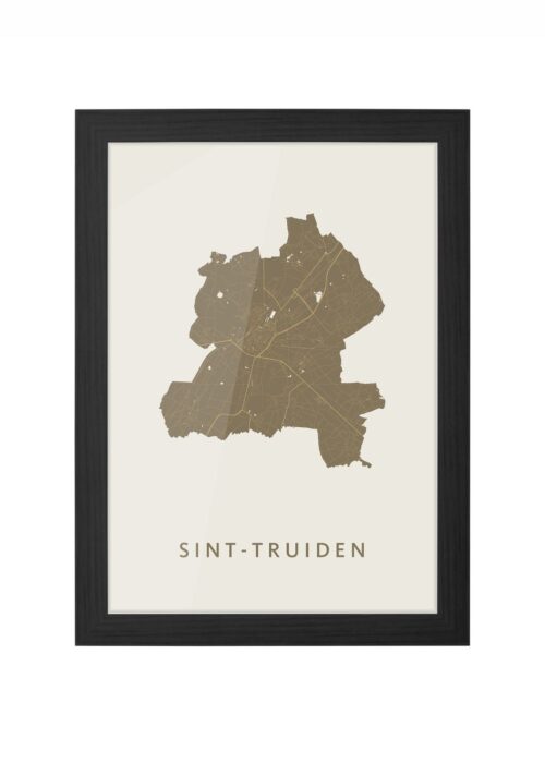 Sint-Truiden Gold Ingelijst in Zwart lijst Kopen | Kunst in Kaart