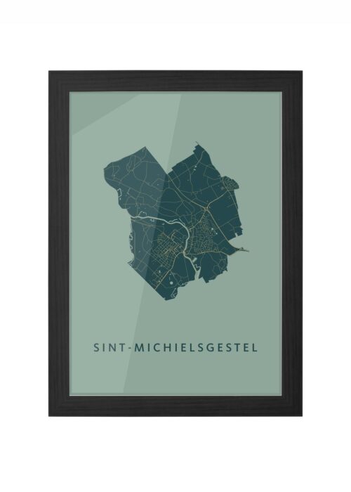Sint-Michielsgestel Amazon Ingelijst in Zwart lijst Kopen | Kunst in Kaart