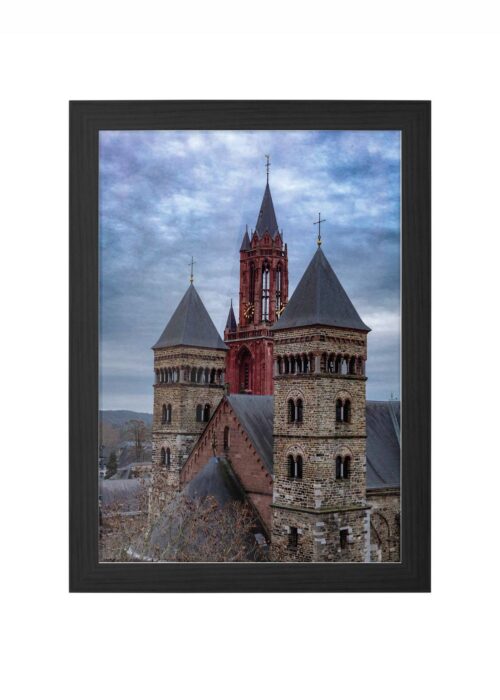 sint-janskerk fotografie poster ingelijst in zwarte lijst
