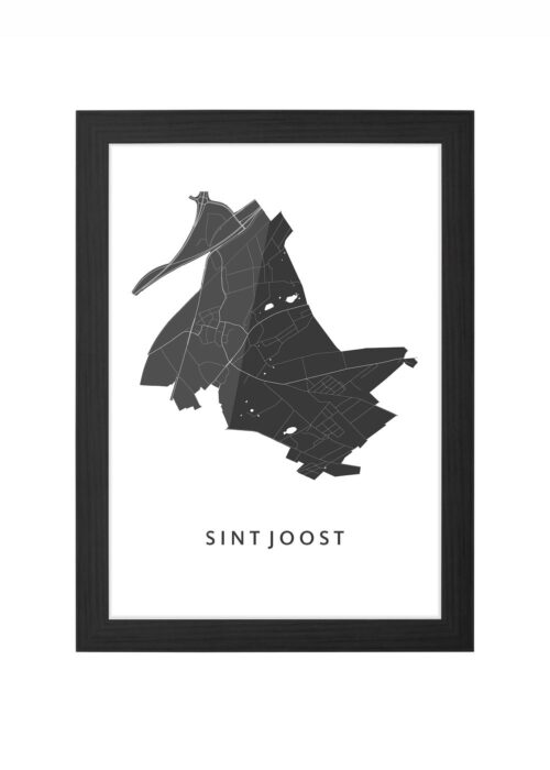 Sint Joost Ingelijst in Zwart lijst Kopen | Kunst in Kaart