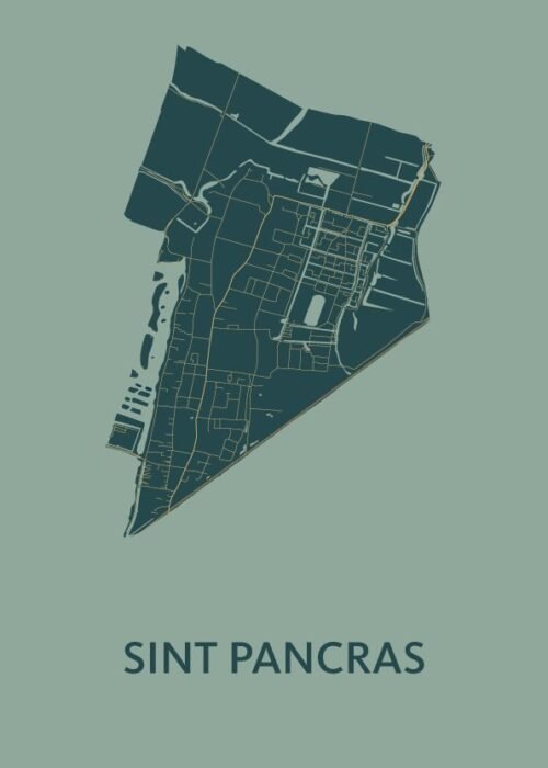 Sint Pancras Amazon Stadskaart Poster Kopen