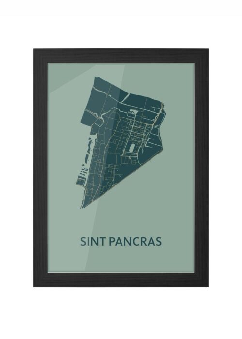Sint Pancras Amazon Ingelijst in Zwart lijst Kopen | Kunst in Kaart