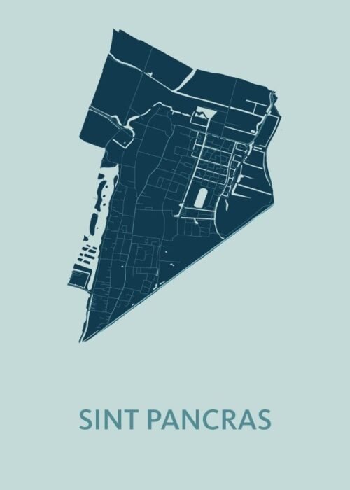 Sint Pancras Mint Stadskaart Poster Kopen