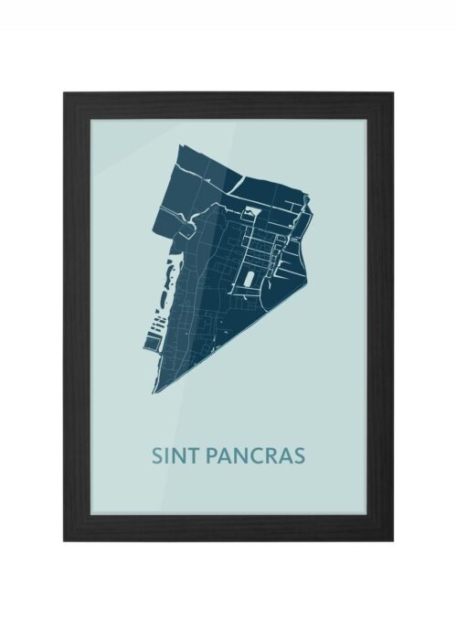 Sint Pancras Mint Ingelijst in Zwart lijst Kopen | Kunst in Kaart
