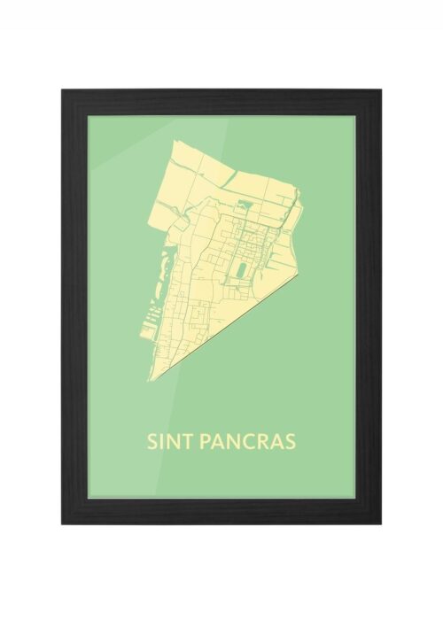 Sint Pancras Spring Ingelijst in Zwart lijst Kopen | Kunst in Kaart