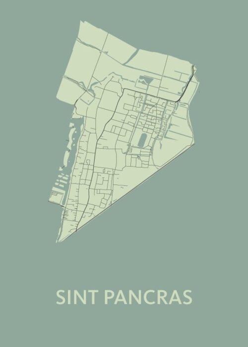 Sint Pancras Stadskaart - Olive