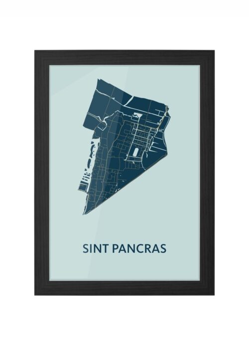 Sint Pancras Prussian Ingelijst in Zwart lijst Kopen | Kunst in Kaart