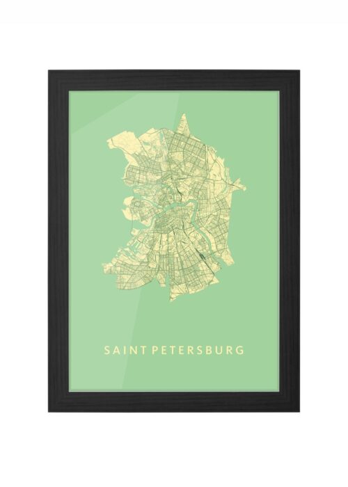 Saint Petersburg Spring Ingelijst in Zwart lijst Kopen | Kunst in Kaart