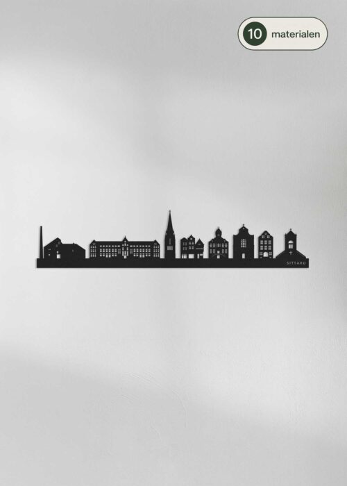 Houten Skyline van Sittard