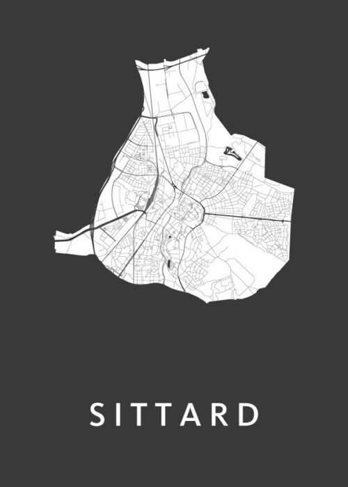 Sittard Stadskaart poster