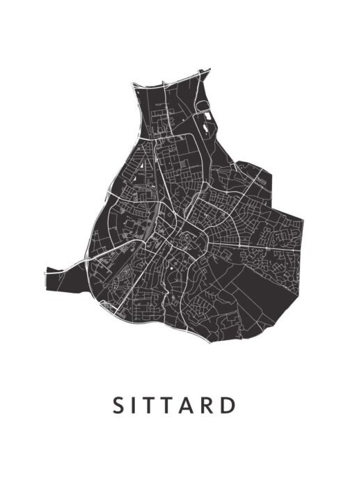 Sittard Stadskaart poster