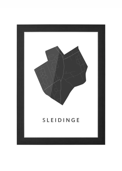 Sleidinge Ingelijst in Zwart lijst Kopen | Kunst in Kaart