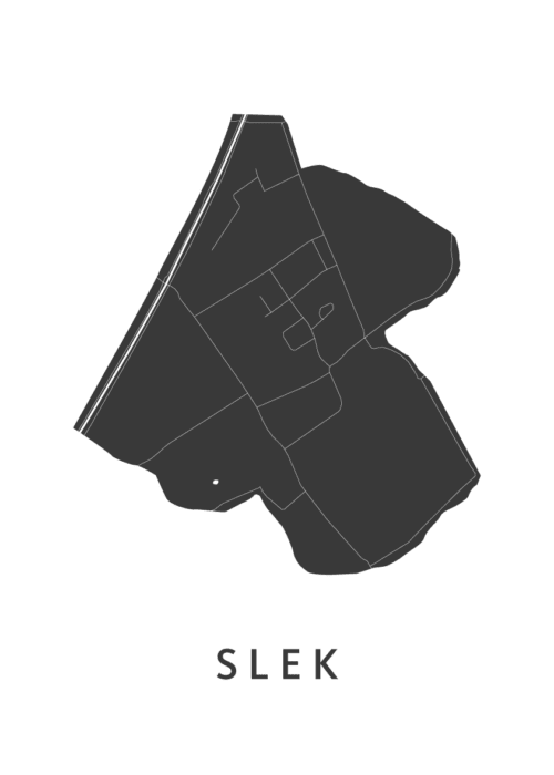 Slek Stadskaart Poster Kopen