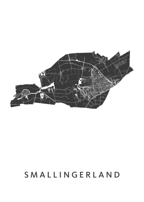 Smallingerland Kaart Poster