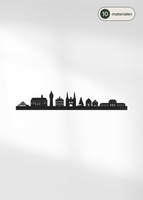 Houten Skyline van Sneek