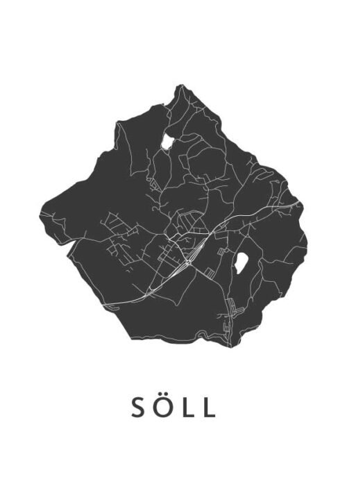 Söll Kaart Poster