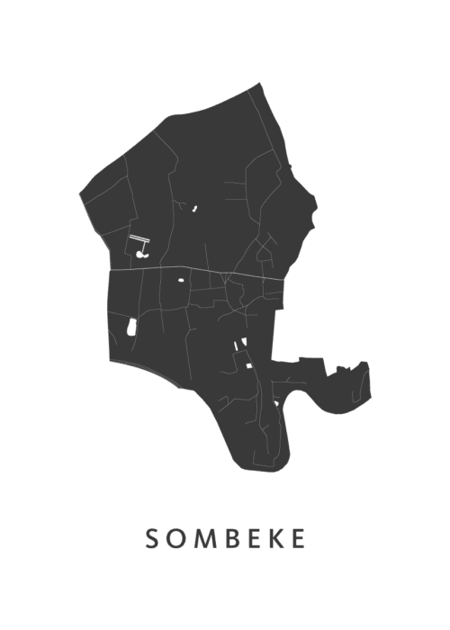 Sombeke Kaart Poster