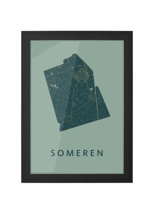 Someren Amazon Ingelijst in Zwart lijst Kopen | Kunst in Kaart