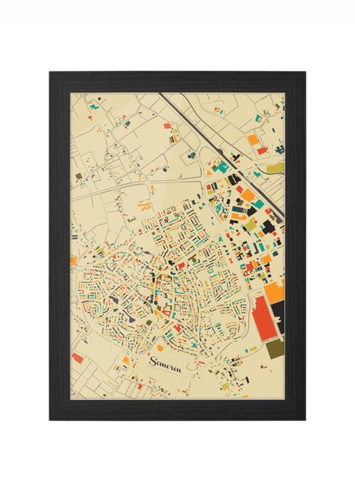 Someren Ingelijst in Zwart lijst Kopen | Kunst in Kaart
