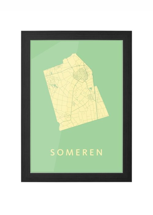 Someren Spring Ingelijst in Zwart lijst Kopen | Kunst in Kaart