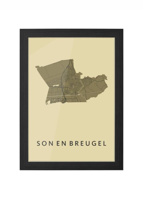 Son en Breugel GoldenRod Ingelijst in Zwart lijst Kopen | Kunst in Kaart