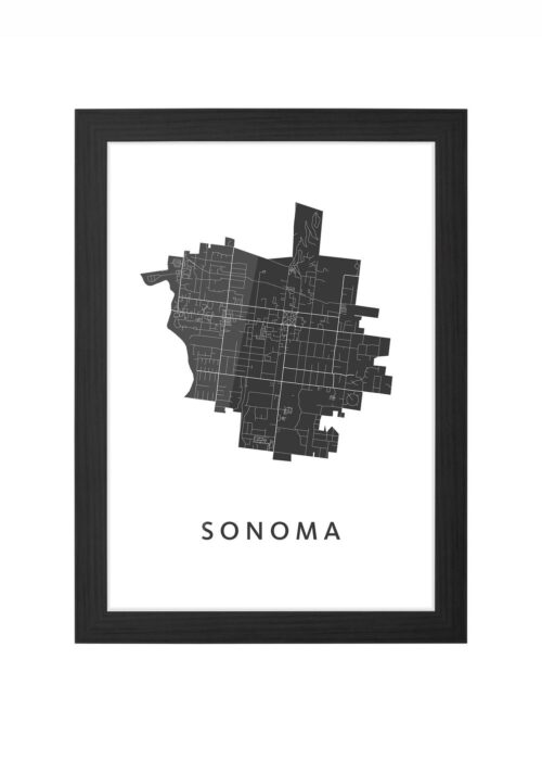Sonoma Ingelijst in Zwart lijst Kopen | Kunst in Kaart