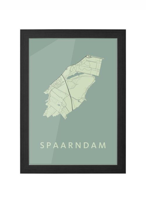 Spaarndam Olive Ingelijst in Zwart lijst Kopen | Kunst in Kaart
