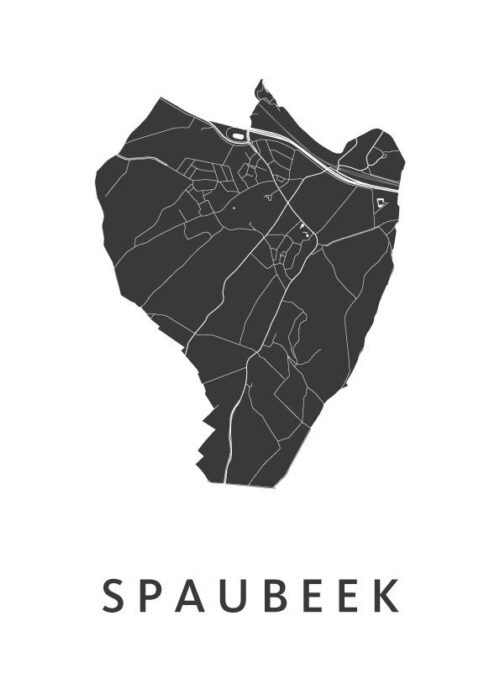 Spaubeek Stadskaart Poster Kopen