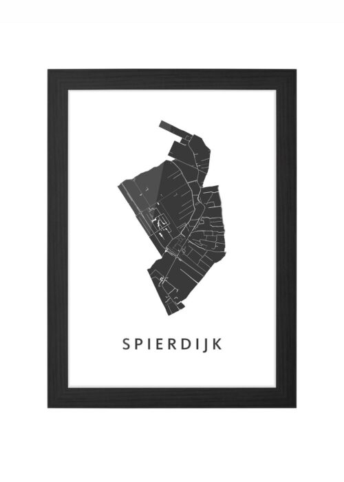 Spierdijk Ingelijst in Zwart lijst Kopen | Kunst in Kaart