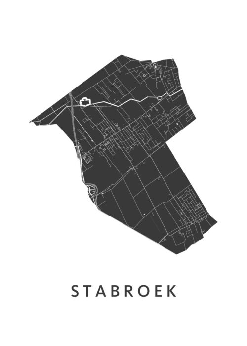 Stabroek Kaart Poster