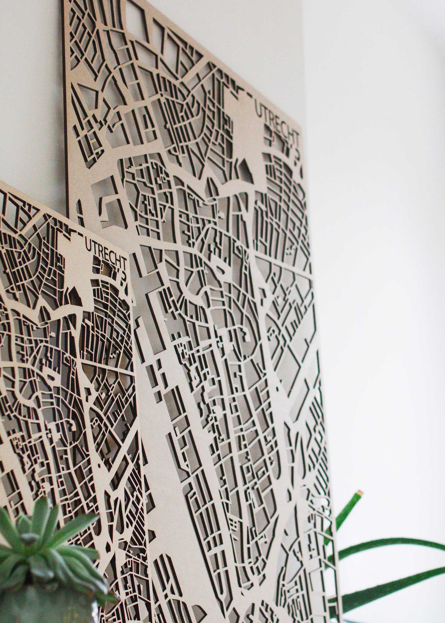 Duurzame Houten Stadskaarten