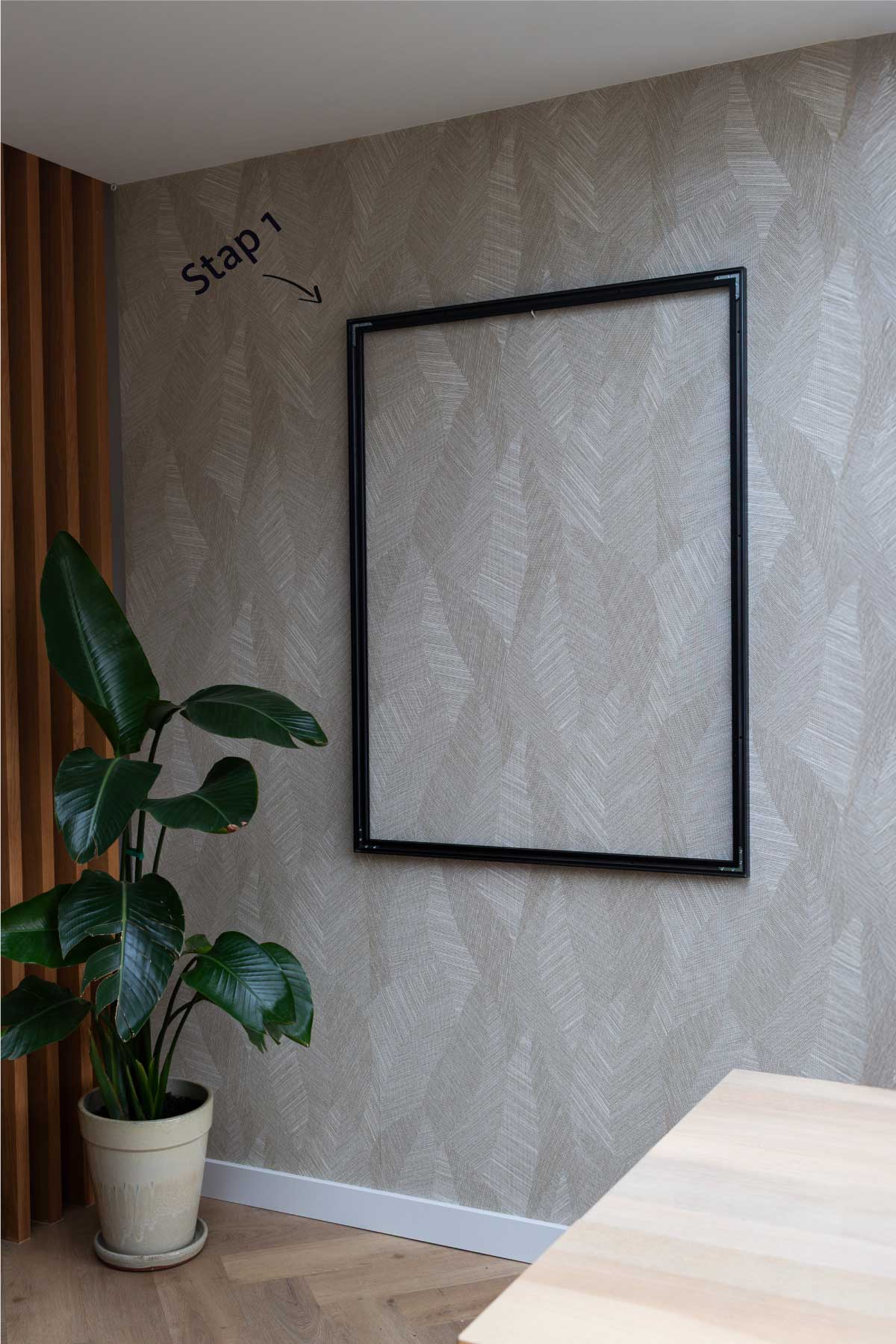 Stap 1 Akoestisch wandframe