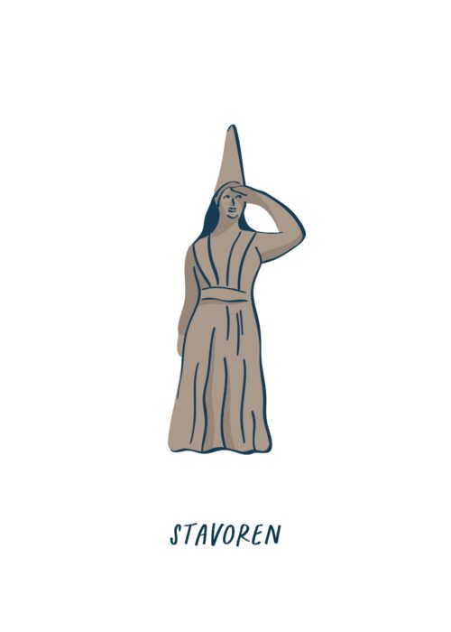 Het Vrouwtje van Stavoren — Illustratie Poster