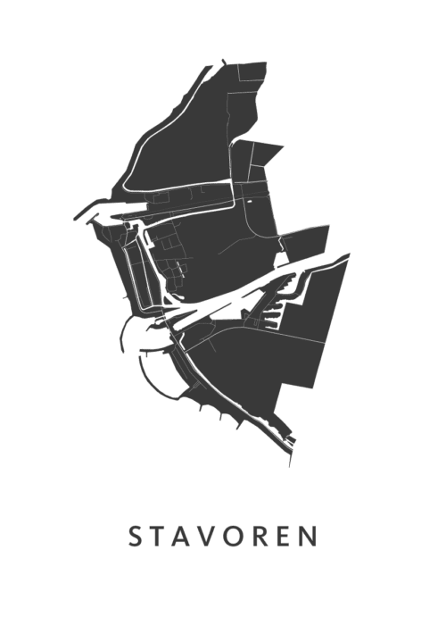Stavoren Kaart Poster