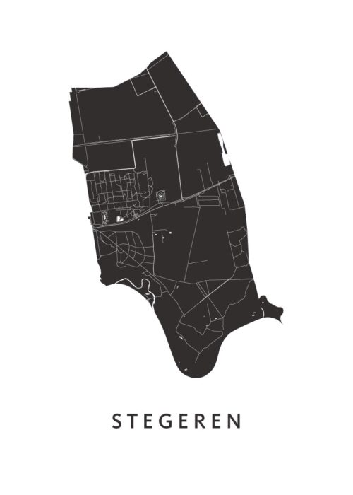 Stegeren Stadskaart Poster Kopen