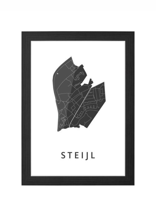 Steijl Ingelijst in Zwart lijst Kopen | Kunst in Kaart