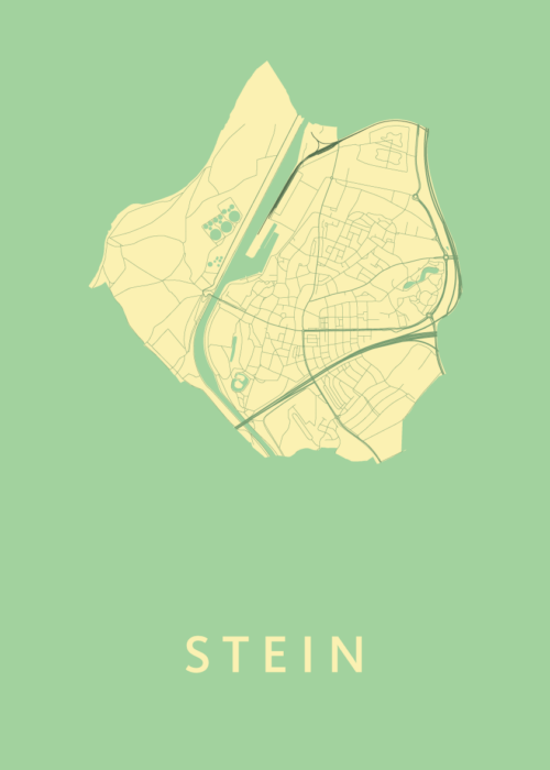 Stein Stadskaart - Spring poster