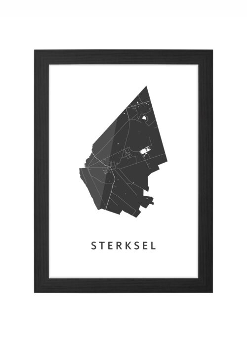 Sterksel Ingelijst in Zwart lijst Kopen | Kunst in Kaart