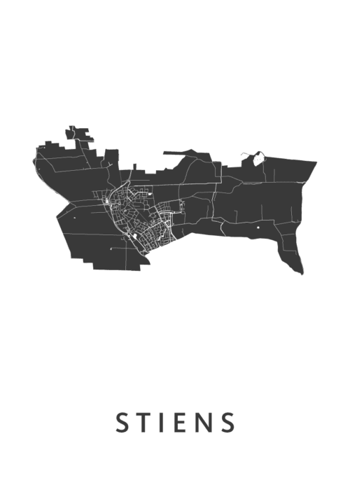 Stiens Kaart Poster