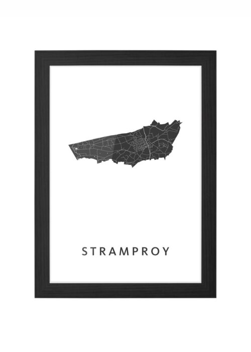 Stramproy Ingelijst in Zwart lijst Kopen | Kunst in Kaart