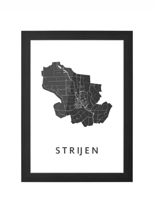 Strijen Ingelijst in Zwart lijst Kopen | Kunst in Kaart