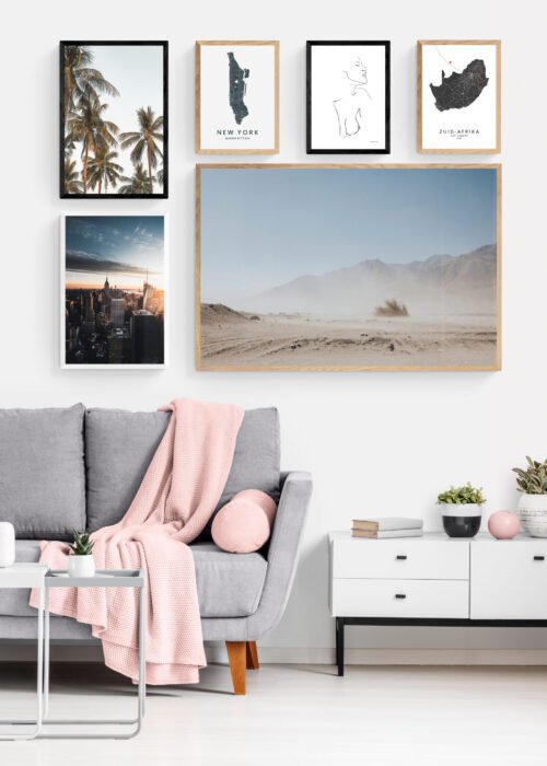Posterwand Kunst in Kaart